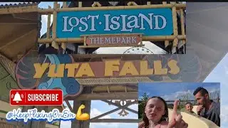 Yuta Falls Ride,Lost Island theme park. 