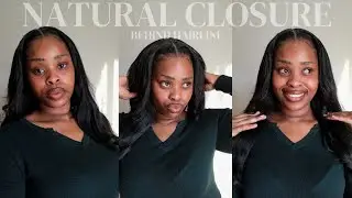 How To: Traditional Closure Sew-in Behind Hairline Tutorial + Clip-ins extensions