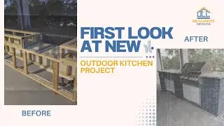 How to Build a Stunning Outdoor Kitchen Island with Built-In Grill & Granite Countertops