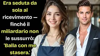 Era seduta da sola al ricevimento &mdash; finch&eacute; il miliardario non le sussurr&ograve; 'Balla con me stasera
