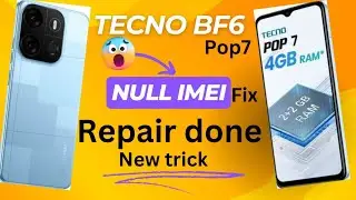 Tecno BF6 IMEI Null Repair🤔🤓 | New Method Fix 2024🔥🔥🏌️ #GSMtech313