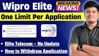 🔥Wipro Elite &mdash; один лимит на заявку | Как отозвать заявку Wipro | Телеком без обновления