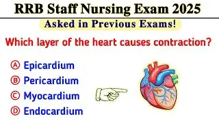 RRB Nursing practice questions | Staff Nurse exam preparation 2025 | NCLEX RN practice questions