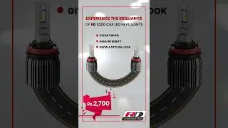 Illuminate your way with brilliance  Make the switch to RD X200 Car LED Headlights.