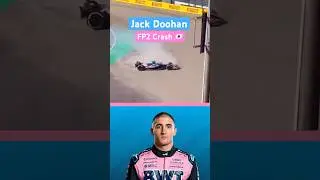 Jack Doohan FP2 CRASH in Suzuka #japan #alpine #f1 #crash #car #asia #doohan #french #yt #1k #a #uk
