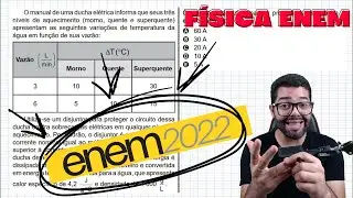 Enem 2022 - O manual de uma ducha elétrica informa que seus trêsníveis de aquecimento (morno, quente