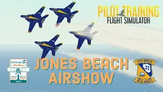 PTFS Jones Beach PRBA Airshow | With @Samisage (Pilot Training Flight Simulator)