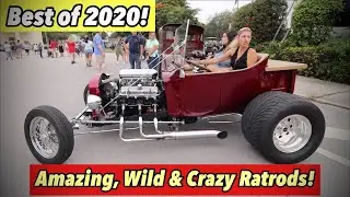 💥2020 World Craziest Ratrods and Trucks on Airbags [Two girls driving a fast hotrod]