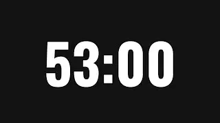 53 MINUTES TIMER ~ TIMER COUNTDOWN  TIMER
