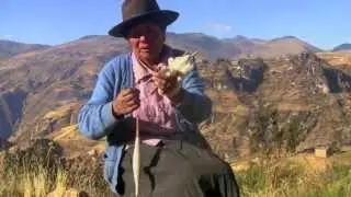 Spinning yarn in the Andes (Tapalla, Perú) / Hilar