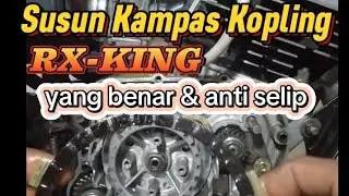 cara pasang kampas kopling rx king mudah anti selip