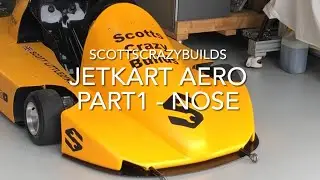 JETKART AERO Part 1 - Front Nose. 3D scanned, CAD and 3D printed pattern and DIY Carbon Fibre 🚄🛠️🚀🔥