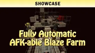 Minecraft Showcase: Fully Automatic AFK-able Blaze Farm
