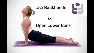 Intermediate Iyengar Yoga - Use Backbends for Your Lower Back.