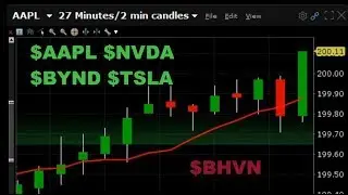 Trading the stock market $AAPL $BYND $NVDA $TSLA $BHVN
