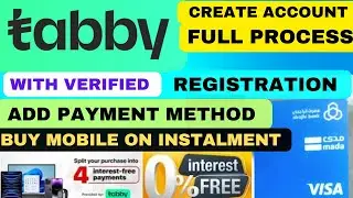 How to create tabby account /how to registration in tabby / tabby payment method