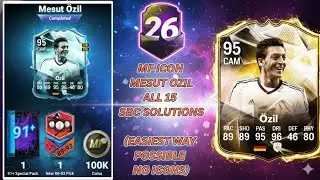MF ICON MESUT OZIL SBC MADFUT 26 (NO ICONS) (Easiest Way Possible) | Madfut 26 Sbc Solutions