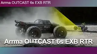 How Fast Arma OUTCAST 1/8 6S Stunt Truck 4WD RTR - TheRcSaylors #shorts