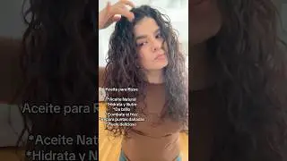 Aceite Natural para Rizos #sancurlygirl