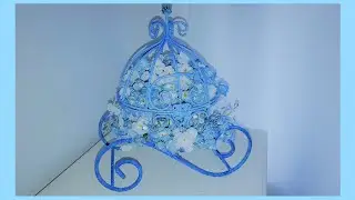 DIY Wedding Cinderella Carriage Centerpiece (His & Her) ☘🌸