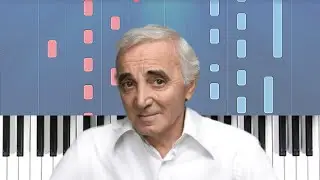 Charles Aznavour - Hier encore | PIANO TUTORIAL
