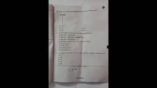 BWSSB JE CIVIL 2025-2026 QUESTION PAPER