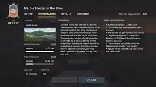 Marble Frenzy on the Tiber: Fishing planet Comp
