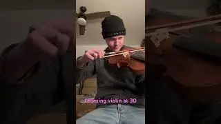 Learning Violin at Age 30 #music #goals #age30 #notalent