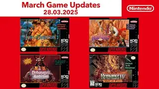 SUPER NES &ndash; March 2025 (Nintendo Switch Online)