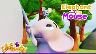 Elephant and the Mouse | Funny Friendship Cartoon Song for Kids | Elefaanty