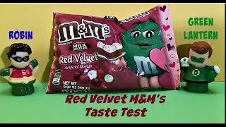 M&M's Red Velvet, Taste Test with Green Lantern & Robin