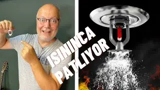 ISININCA PATLAYAN YANGIN FISKİYESİNİ TEST ETTİM - SÜPER BİLİMSEL DENEYLER