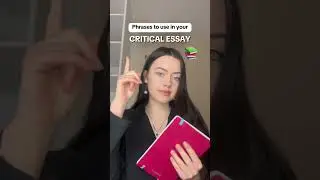 Phrases to use in critical essay writing