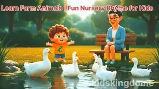 Learn Farm Animals | Fun kidskingdome Nursery Rhyme for Kids@kidsworld17T