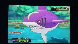 Shiny Sharpedo in Omega Ruby Alpha Sapphire Dream Team Quest