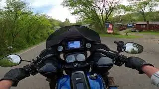 2022 Road Glide Special M8 114 Engine Sound Only - Spring Ride along the Muskingum River