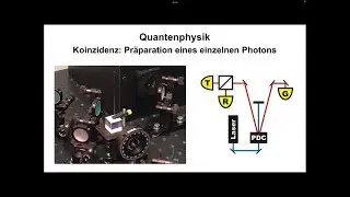 Quantenphysik: Koinzidenz - Präparation eines einzelnen Photons