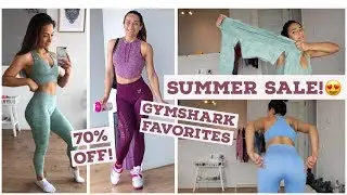 MY 5 FAVE GYMSHARK OUTFITS ON SALE!😍✨ (my sizing, discounts & prices)
