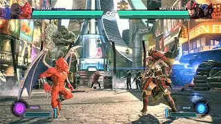 Firebrand & Nemesis vs Monster Hunter & Zero (Hardest AI) - Marvel vs Capcom: Infinite