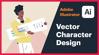 Sketch To Vector! Vector Character Design Speedart Tutorial (Adobe Illustrator)