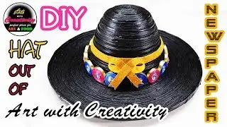 Newspaper Hat | DIY | Art with Creativity 133