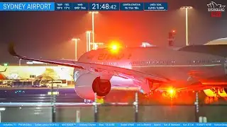 🔴NIGHT Plane Spotting at Sydney Airport with Kurt + Etihad A350-1000🔴