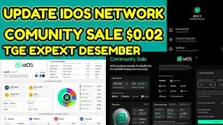 Update iDos Network Community Sale DYOR !!! Project Uni Emirat Arab Q4 Listing !!!!