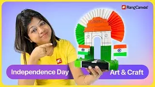 Independence Day Special Art and craft | DIY India Gate making with Tricolour Flag #independenceday