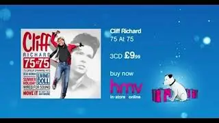 Cliff Richard 75 At 75 CD HMV Advert