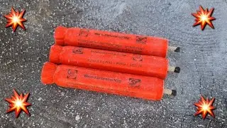 🧨Zylindrischer Kanonenschlag groß von Weco (altes  Weco Warenzeichen und SF Logo) Hammer gute Teile🧨