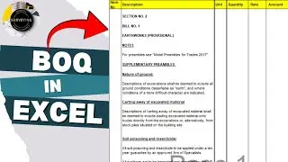 No QS software? Create a BOQ in Excel (Step-by-step Guide) 