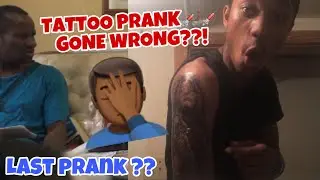 Tattoo Prank on Haitian Dad GONE COMPLETELY WRONG!!