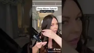 How to use a Deep waver hair iron!