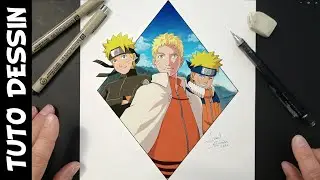 Comment Dessiner Naruto Uzumaki - Tuto Facile